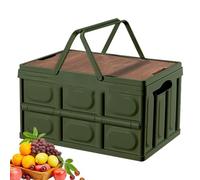 Foldable Storage Crates with Handles | Multipurpose Storage Crate for Kitchen - Home and Organization For Bathroom, Bedroom, Living Room, Kitchen