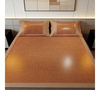 Foldable Summer Bed Mat, Cooling Mattress, Rattan Cooling Mat, Summer Sleeping Mattress, Ice Silk Double-Sided Sleep Pad, Smooth Breathable Bedding, Home Dorm Use(120 * 195cm/47.2 * 76.8in)