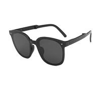 Foldable Sunglasses for Womens Mens UK,Square Shaped Large Frame Polarised Sun Glasses Dust Proof Sunglasses Unisex Eyewear for Holiday Beach Outdoors Vacation