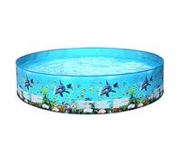 Foldable Swimming Pool - Easy to Install Kiddie Swimming Pool | Stable Construction Dog Swimming Pool | Portable Design Puppy Pool for Filling Water, Sand, or Even Colored Balls