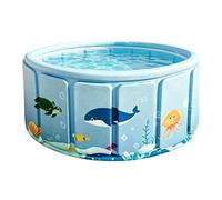 Foldable swimming pool for swimming pools - non-slip folding swimming pool, for dogs and backyard garden, indoor, outdoor, terrace, garden, beach and