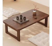 Foldable Table No Assembly Required Bay Window Desk Kang House Table Coffee Table Bedroom Bedside Table Dining Table for Small Spaces Indoor and Outdoor Use