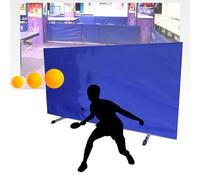 Foldable Table Tennis Baffles - 4PCS Portable Barriers for Schools & Stadiums, 140x75CM Temporary Court Dividers, Ideal for Enhanced Play & Practice Sessions