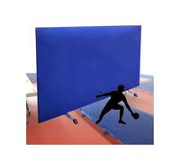 Foldable Table Tennis Baffles - Portable Competition Surround Barrier, Movable Club Fence Screens, Temporary Partition for Stadiums & Clubs, 2PCS Blue (140x75CM)