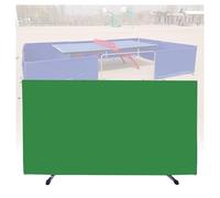 Foldable Table Tennis Baffles - Portable Surround Barrier Fence for Clubs & Stadiums, 140x75CM (2PCS) - Movable Competition Partition Screens (Green)