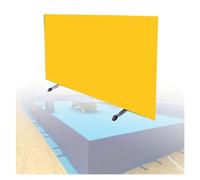 Foldable Table Tennis Baffles - Self-Training Privacy Partitions for Clubs, Schools & Stadiums - 2PCS Yellow (140x75CM) - 6 Color Options Available