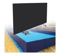 Foldable Table Tennis Baffles - Self-Training Privacy Screens for Clubs, Schools & Stadiums - Temporary Partitions - 2PCS Black (140x75CM) - 6 Colors Available