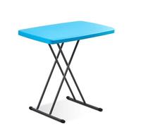 Foldable Table with Adjustable Height - Portable Study Desk in Multiple Colors for Dining Events Indoor/Outdoor Use Camping & More!