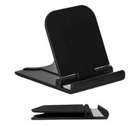 Foldable Tablet and Phone Stand - Adjustable Angle Mobile Phone Stand with Charging Port | Compact Desktop Stand for Watching Videos, Live Streams and Lessons