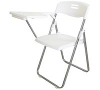 Foldable Tablet Arm Chair, Stackable Office and Training Room Chair for School, Conference, and Community Centers