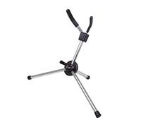 Foldable Tenor Saxophone Stand, Portable Sax Metal Floor Stand Holder, with Carry Bag, for Studio Exhibition