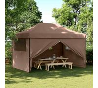 (with 4 sidewalls) vidaXL Foldable Tent Pop-up Outdoor Party Tent Garden Gazebo Canopy Shelter
