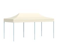 vidaXL Foldable Tent Pop-Up 3x6m Cream White Outdoor Garden Gazebo Canopy
