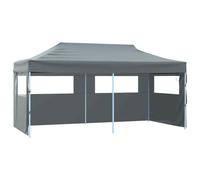 vidaXL Folding Pop-up Party Tent with Sidewalls 3x6m Anthracite Gazebo Marquee