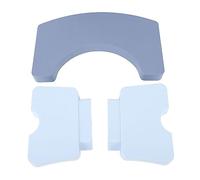 Foldable Toilet Potty Stool Portable Squatting Potty Foot Stool Lightweight Durable PP Plastic Design Space Saving Convenient for Bathroom Use and Travel Gifts (Blue)