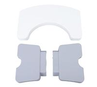Foldable Toilet Potty Stool Portable Squatting Potty Foot Stool Lightweight Durable PP Plastic Design Space Saving Convenient for Bathroom Use and Travel Gifts (White)