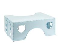 Foldable Toilet Stool - 7 Inch Height Adjustable Squatting Stool for Healthy Poop Posture, Anti-Slip Bathroom Step Stool, Space-Saving Design for Adults & Kids, Supports 500lbs (Blue)