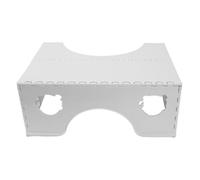 Foldable Toilet Stool, Portable Squatting Potty for Travel Size Collapsible Pooping Foot Stool for Toilet, Bathroom Non Slip Toilet Assistance Step Stool (Light Gray)