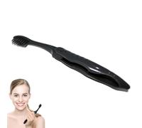 Foldable Toothbrush | Soft Bristle Travel Toothbrush | Portable Charcoal Toothbrush for Camping, Travel & Outdoors | Compact Folding Toothbrush for One