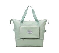 Foldable Tote Bag for Travel, Foldable Tote Bag with Zipper | Portable Luggage Bag | Dry and Wet Separation Sports Sports Luggage Bag Portable Luggage Bag, Green, Se référer à la description, Refer to