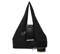 Foldable Tote Purse with Keychain - Stylish Expandable Eco-Friendly Shopping Bag, Lightweight & Water-Resistant, Black Style for Women, Portable Daily Carryall