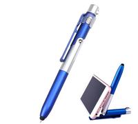 Foldable Touch Screen Pen, Multifunctional | Touch Screen Pen with Mobile Phone Holder,LED Light, Adjustable Stand for Phones, Computers, Tabl