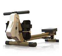 Foldable Trac Glider Rowing Machine Workout Equipment 12 Resistance Setting with LCD Display 440 LB Weight Capacity for Home Gym