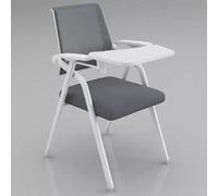 Foldable Training Chair with Writing Pad and Armrests for Office or Home, Conference Chair, Durable Design, Easy to Store