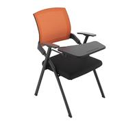 Foldable Training Chair with Writing Tablet Conference Room Seating Portable Meeting Chair for Office and Classroom Use Lightweight & Ergonomic Design