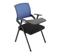 Foldable Training Chair with Writing Tablet Conference Room Seating Portable Meeting Chair for Office and Classroom Use Ergonomic Design for Comfort