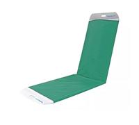 Foldable Transfer Slide Board, Easy Go Roller Patient Transporter Slide Sheet Assist Device，Patient Transfer Board, No Rollers/Soft Sturdy/Easy to Disassemble, for Elderly Bedridden/Caregiver(Green)