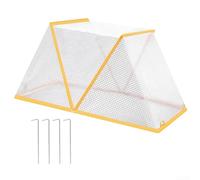 Foldable Transparent Gardening Tent with Breathable PE Material and Reinforced Edges Providing Weather Protection for Vegetable and Fruit Plants During Growing Seasons (49 * 38 * 22cm)