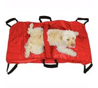 Foldable Transport Stretcher for Dogs, Anti-Bite Nylon Pet Stretcher with Safety Strap for Secure Animal Medical Rescue, Injury, Disability