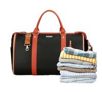 Foldable Travel Bag, Foldable Pockets for Travel -Big Camping -Tip -Tip Bag- Water Time Capital for Travel with One Easy Foldable Travel for, Black, Se référer au descriptif, Refer to description