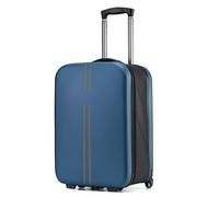 Foldable Travel Case Lightweight Expandable Design with Spinner Wheels Business Travel Hard-Shell Case Suitable for Tourism and Travel(Blue,24in)