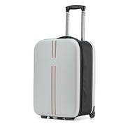 Foldable Travel Case Lightweight Expandable Design with Spinner Wheels Business Travel Hard-Shell Case Suitable for Tourism and Travel(White,20in)