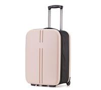 Foldable Travel Case Lightweight Expandable Design with Spinner Wheels Business Travel Hard-Shell Case Suitable for Tourism and Travel(Pink,20in)