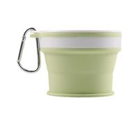 Foldable Travel Cups - Reusable Silicone Cup | Expandable Leak Proof Cup with Carabiner for Camping, Hiking and Outdoor Travel, Travel Mug