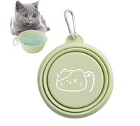 Foldable Travel Dog Bowl - Feeding Bowl for Cats Dogs | Portable Watering Dish for Small, Medium Large Pets | Lightweight Cup for Camping Travel, Pair