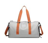 Foldable Travel Duffle Bag Fitness Bag Dry Wet Separation Bag Hand-held Comfortable Travel Bag, Luggage Bag for Women Men(Gray1)