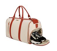 Foldable Travel Duffle Bag, Large Capacity Waterproof Duffel Pack, Versatile Gym, Camping, Beach, and Sports Bag, 20.98x12.99x10.98 Inches, Black, White, Pink