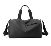 Foldable Travel Duffle Bag Zipper Large Capacity Oxford Cloth Travel Bag Simplicity Waterproof Leisure Vacation Luggage Bag for Women Men(Black)