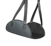 Foldable Travel Foot for Long Flight Train Commute Breathable Mesh Hammock Portable Design Space Saving Travel Foot Hammock