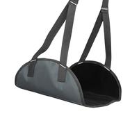 Foldable Travel Foot for Long Flight Train Commute Breathable Mesh Hammock Portable Design Space Saving Travel Foot Hammock