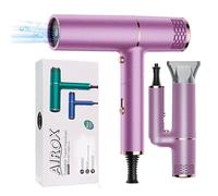 Foldable Travel Hairdryer AIROX Powerful 1800W | Womens Ionic Hair Dryer for Fast Drying, Compact and Portable Mini Blow Dryer with Negative Ion | Ideal for Hotel and Travel AIROX Pink