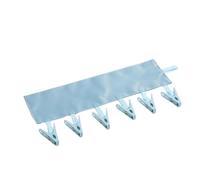 Foldable Travel Hangers Fabric 6-Clip Portable Lightweight Compact
