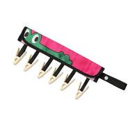 Foldable Travel Hangers | Portable 6 Pegs Clothes Drying Rack for Underwear | Space Saving Laundry Hanger - for Socks Underwear Towels Travel Hotel Camping Cruise Bathroom