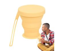 Foldable Travel Mug - Foldable Drinking Cup Portable with 200 ml Capacity - Leak-Proof Outdoor Cup for On the Go Hiking Fishing Camping Everyday Life