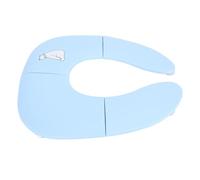 Foldable Travel Potty Lightweight and Convenient Design, Suction Cup Toddler Toilet Training Portable Potty for Comfort Path PP Material Cleaning Improves Clean (Blue)
