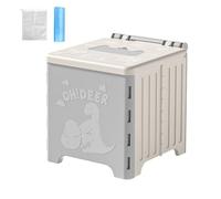 Foldable Travel Potty - Portable Camping Toilet, Heavy Duty Outdoor Seat, Easy Clean Waste Bucket | Convenient Portable Toilets for Hiking, Motorhome, Fishing, Beach Car,